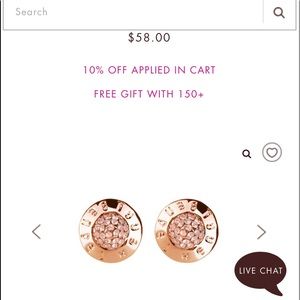 Henri Bendel Plaza Pave Studded earrings